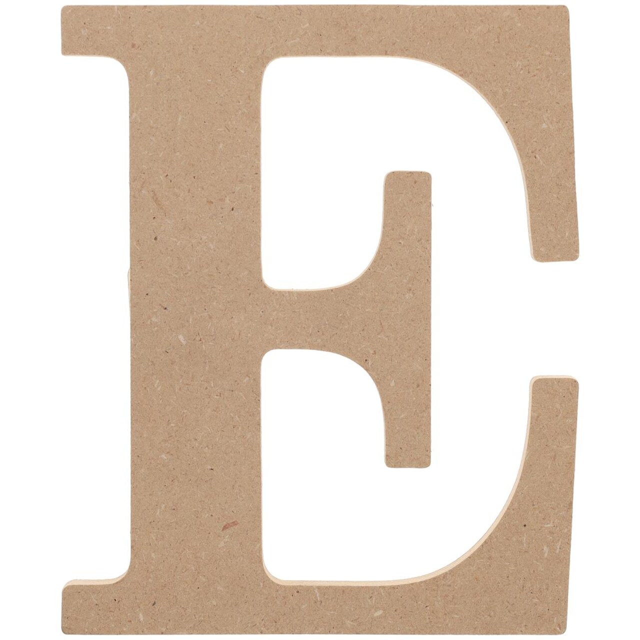 Essentials By Leisure Arts Wood Letter 'E', 5" – Wooden Alphabet Letters For Home Décor, Diy Craft Letters, And Personalized Projects – Unfinished Wooden Letters For Crafting